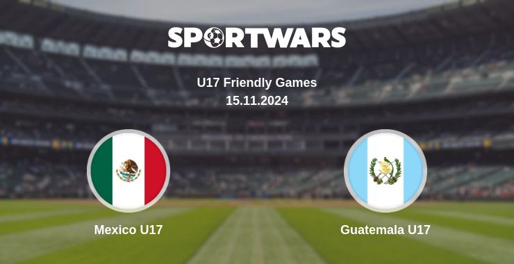 Where to watch the match Mexico U17 - Guatemala U17