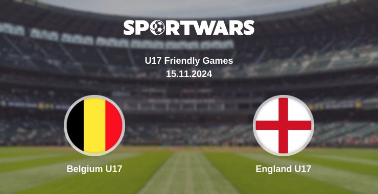 Where to watch the match Belgium U17 - England U17