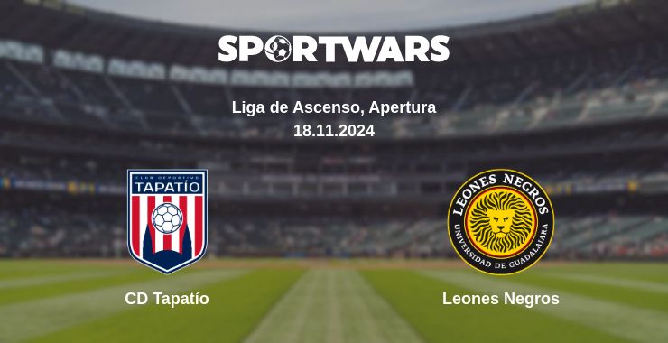 Where to watch the match CD Tapatío - Leones Negros