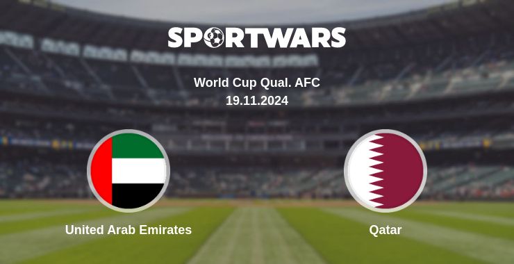 Where to watch the match United Arab Emirates - Qatar