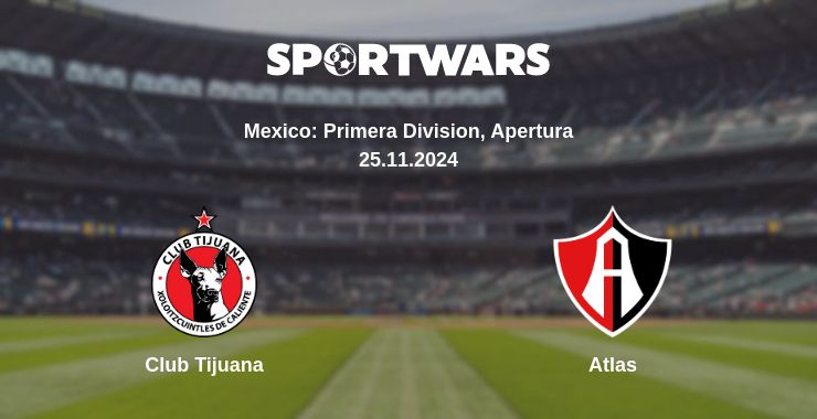 Where to watch the match Club Tijuana - Atlas