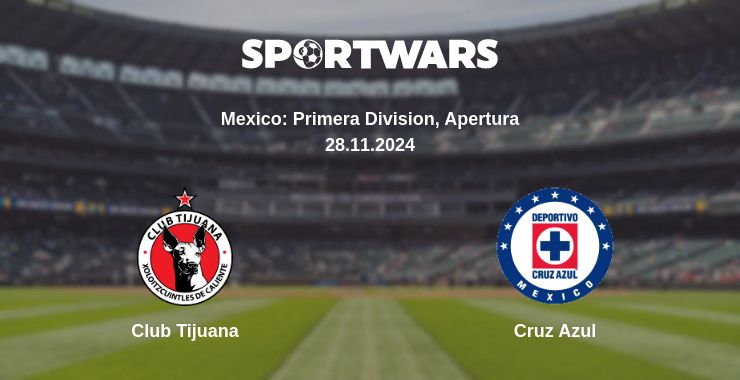 Where to watch the match Club Tijuana - Cruz Azul