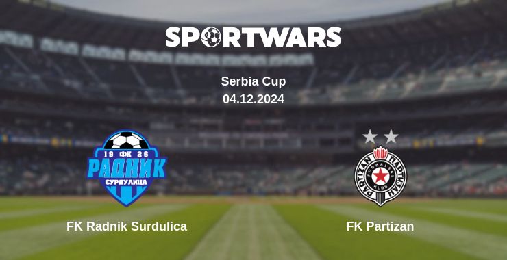 Where to watch the match FK Radnik Surdulica - FK Partizan