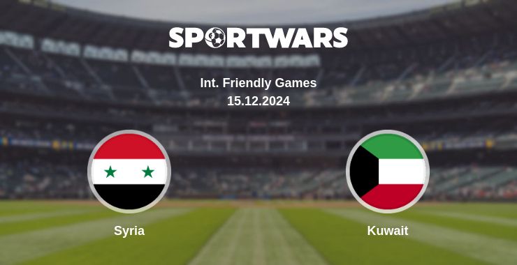 Where to watch the match Syria - Kuwait