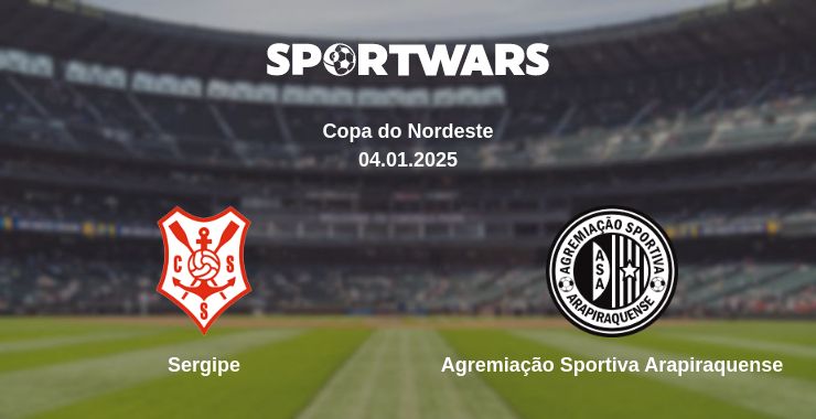 Where to watch the match Sergipe - Agremiação Sportiva Arapiraquense