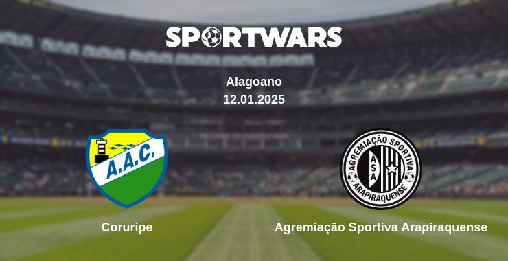 Where to watch the match Coruripe - Agremiação Sportiva Arapiraquense