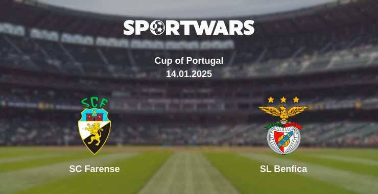 Where to watch the match SC Farense - SL Benfica