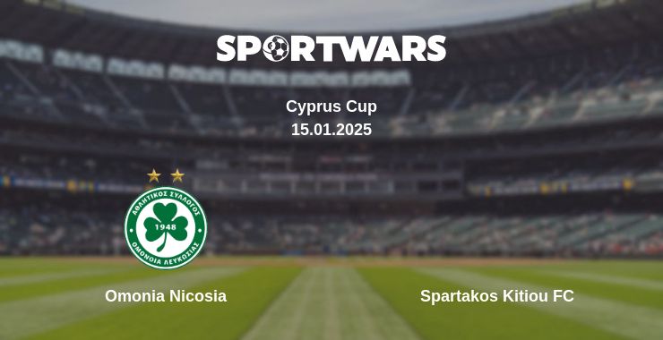 Where to watch the match Omonia Nicosia - Spartakos Kitiou FC