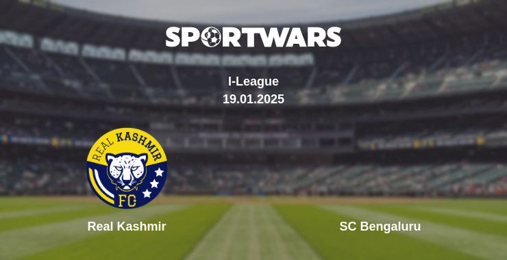 Where to watch the match Real Kashmir - SC Bengaluru