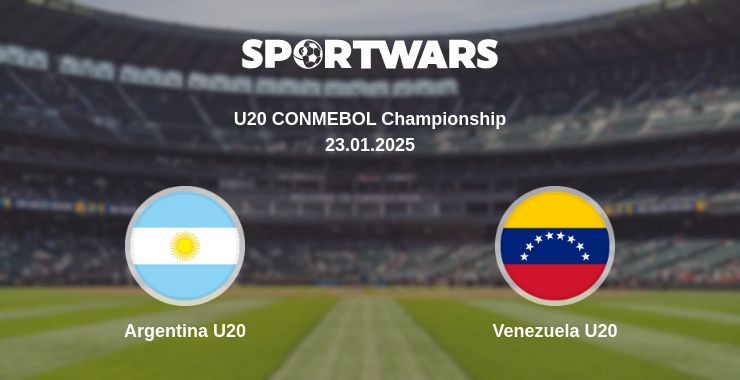 Where to watch the match Argentina U20 - Venezuela U20