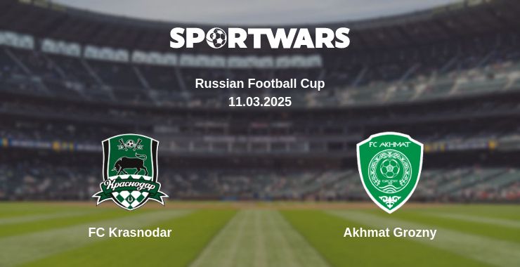 Where to watch the match FC Krasnodar - Akhmat Grozny