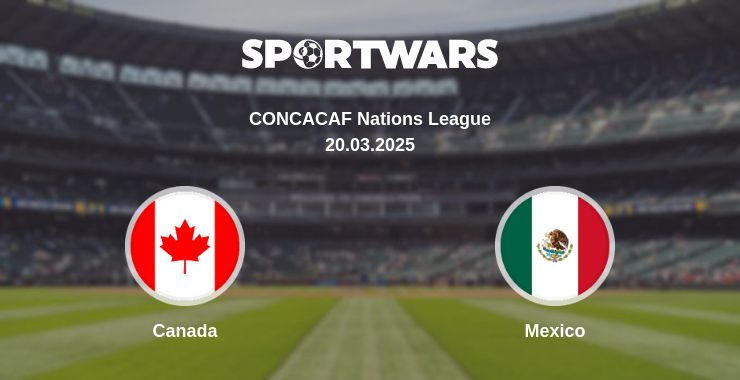 Where to watch the match Canada - Mexico