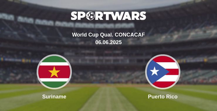 Where to watch the match Suriname - Puerto Rico