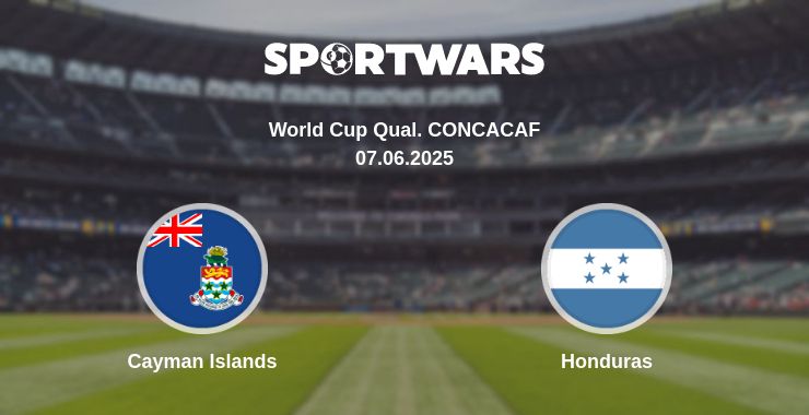 Where to watch the match Cayman Islands - Honduras