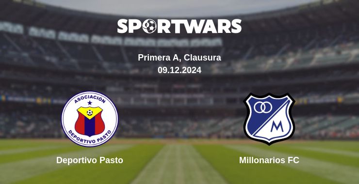 Where to watch the match Deportivo Pasto - Millonarios FC