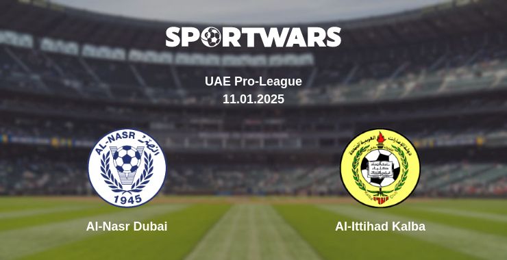 Where to watch the match Al-Nasr Dubai - Al-Ittihad Kalba