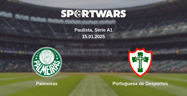 Where to watch the match Palmeiras - Portuguesa de Desportos