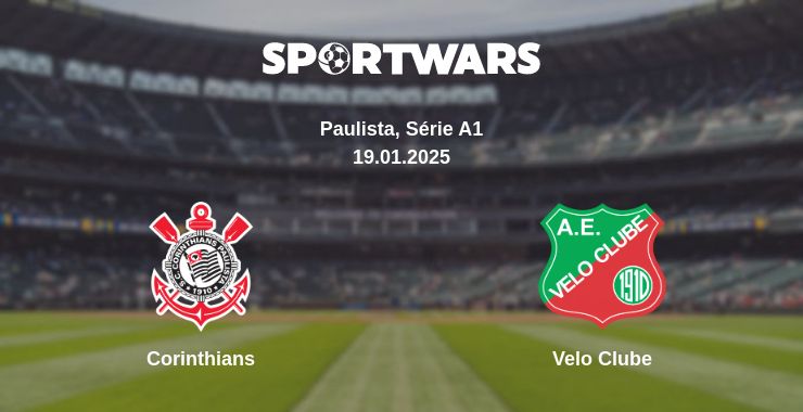 Where to watch the match Corinthians - Velo Clube