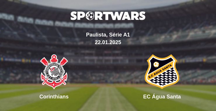 Where to watch the match Corinthians - EC Água Santa