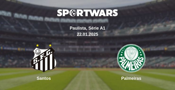 Where to watch the match Santos - Palmeiras