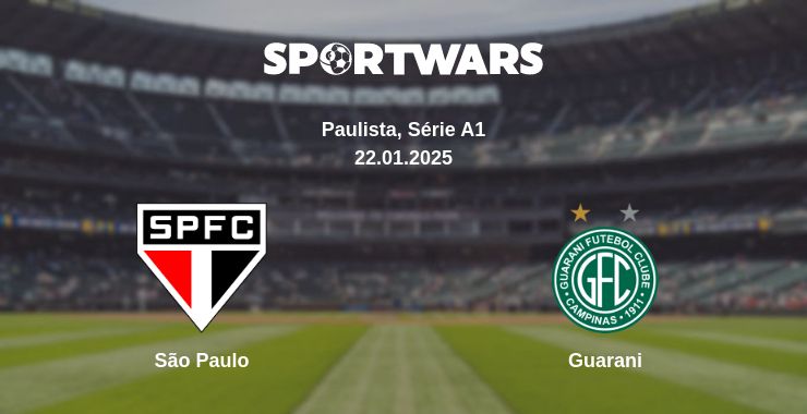 Where to watch the match São Paulo - Guarani