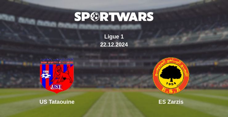 Where to watch the match US Tataouine - ES Zarzis