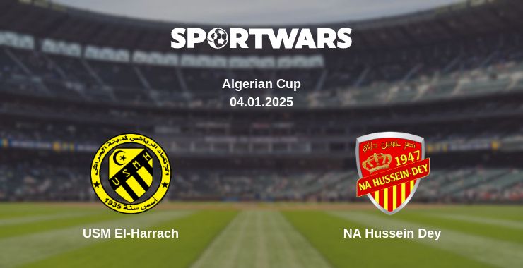 Where to watch the match USM El-Harrach - NA Hussein Dey