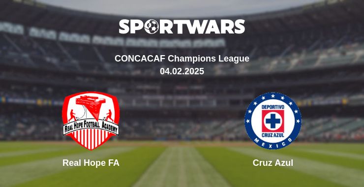 Where to watch the match Real Hope FA - Cruz Azul