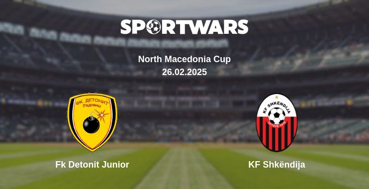 Where to watch the match Fk Detonit Junior - KF Shkëndija