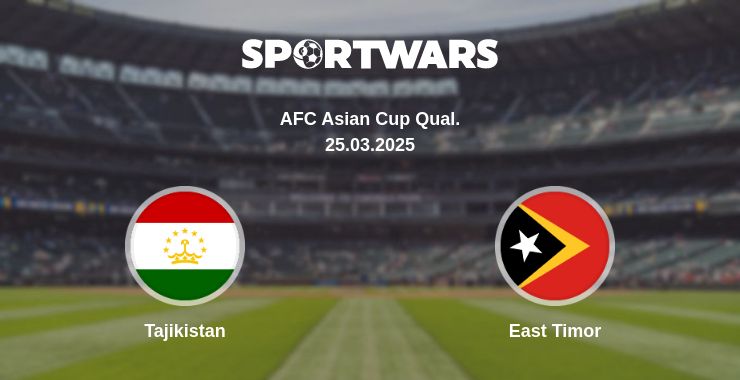 Where to watch the match Tajikistan - East Timor