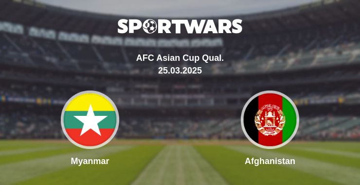 Where to watch the match Myanmar - Afghanistan