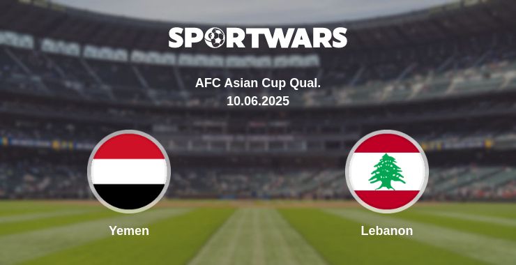 Where to watch the match Yemen - Lebanon