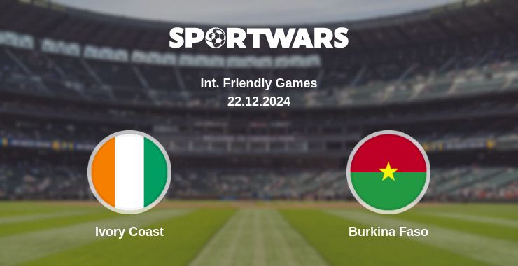 Where to watch the match Ivory Coast - Burkina Faso