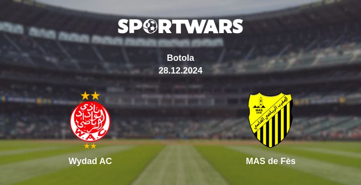 Where to watch the match Wydad AC - MAS de Fès