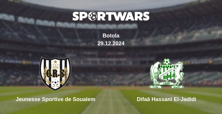 Where to watch the match Jeunesse Sportive de Soualem - Difaâ Hassani El-Jadidi