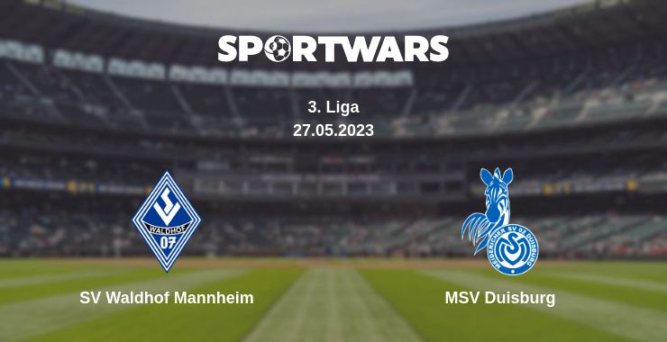 Де дивитись матч SV Waldhof Mannheim - MSV Duisburg