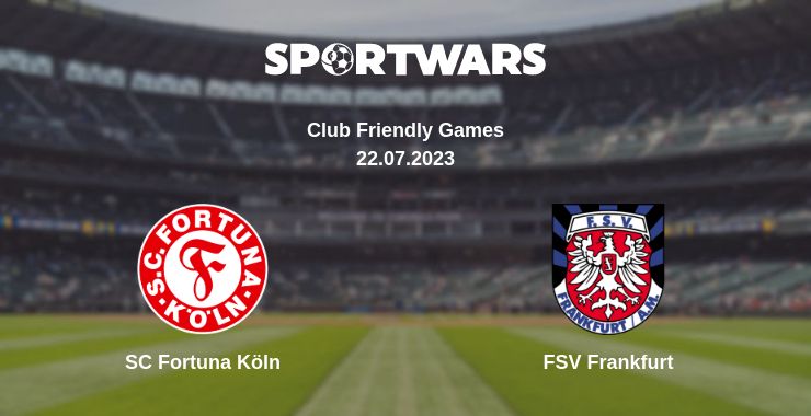 Де дивитись матч SC Fortuna Köln - FSV Frankfurt