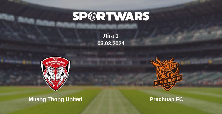 Де дивитись матч Muang Thong United - Prachuap FC