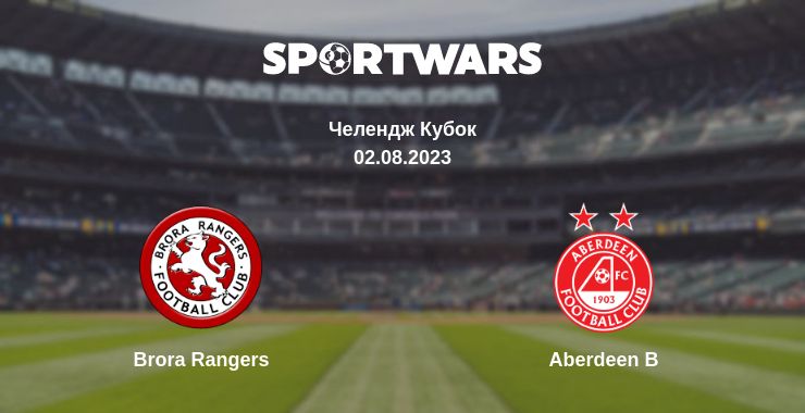 Де дивитись матч Brora Rangers - Aberdeen B