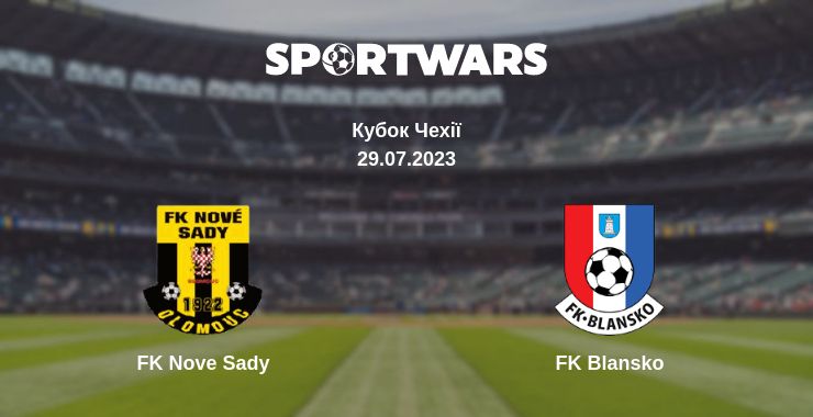 Де дивитись матч FK Nove Sady - FK Blansko