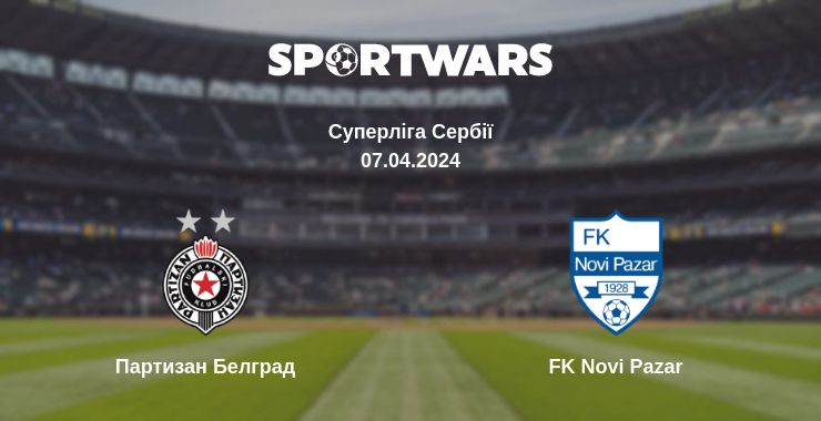 Де дивитись матч Партизан Белград - FK Novi Pazar