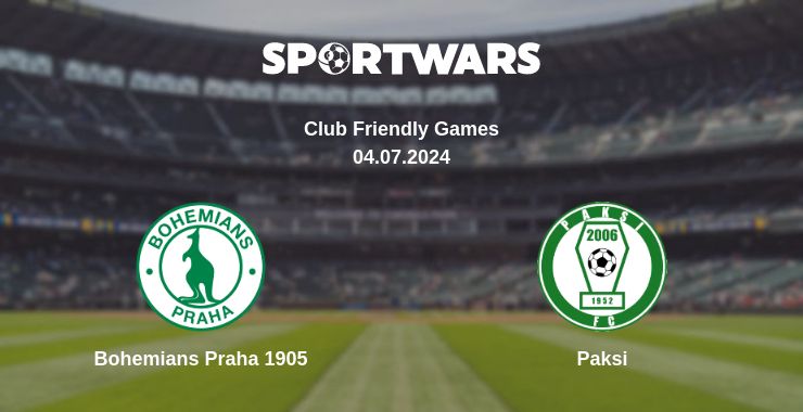 Де дивитись матч Bohemians Praha 1905 - Paksi