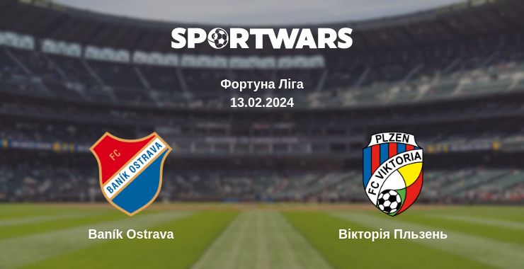 Де дивитись матч Baník Ostrava - Вікторія Пльзень