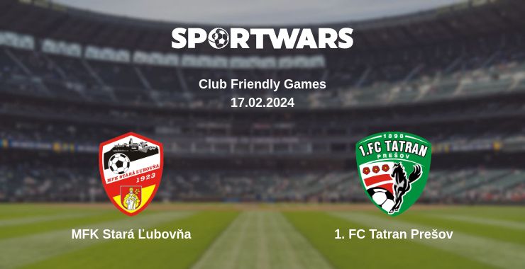 Де дивитись матч MFK Stará Ľubovňa - 1. FC Tatran Prešov