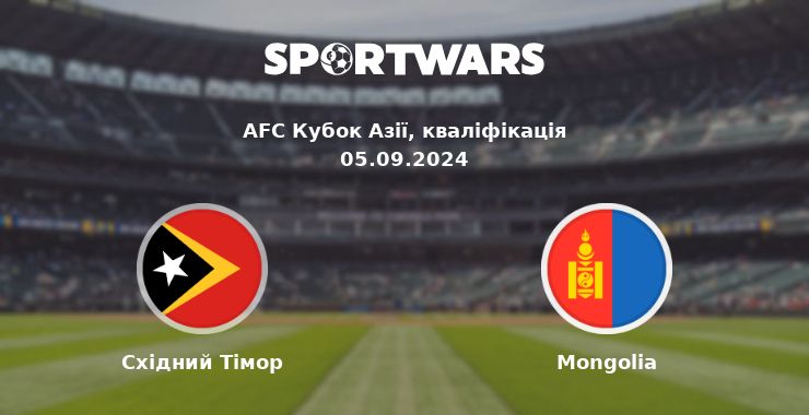 Східний Тімор - Mongolia: дивитись онлайн трансляцію матчу