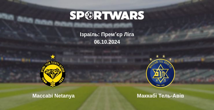 Де дивитись матч Maccabi Netanya - Маккабі Тель-Авів