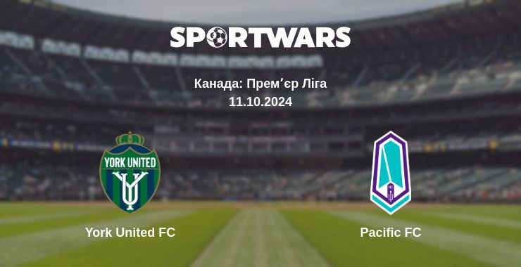 Де дивитись матч York United FC - Pacific FC