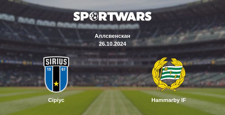 Де дивитись матч Сіріус - Hammarby IF