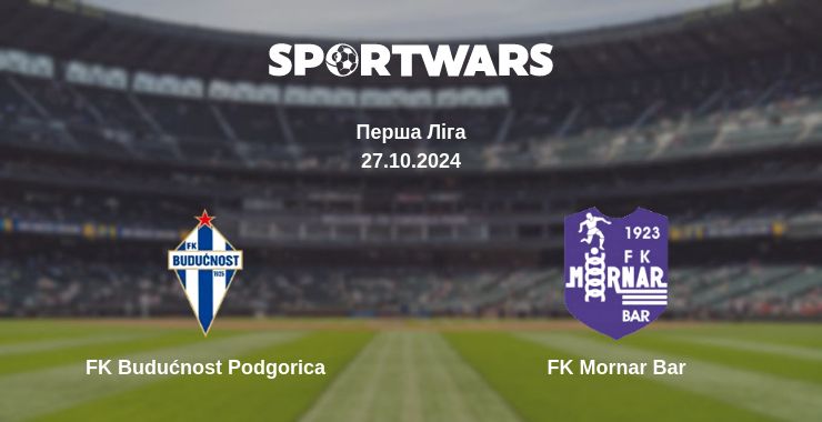 Де дивитись матч FK Budućnost Podgorica - FK Mornar Bar