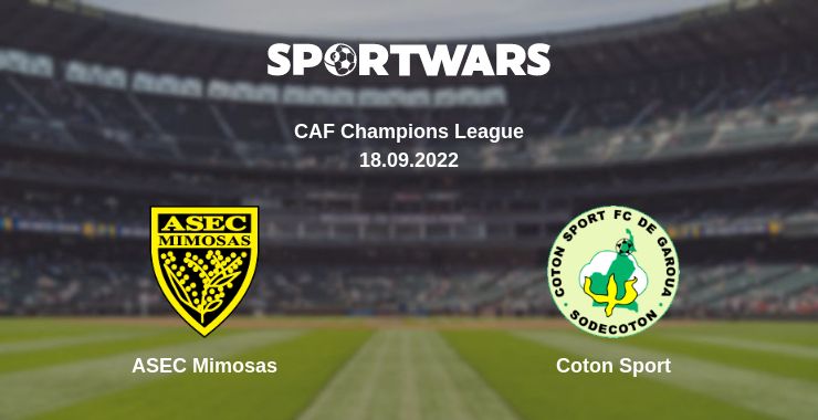 Де дивитись матч ASEC Mimosas - Coton Sport